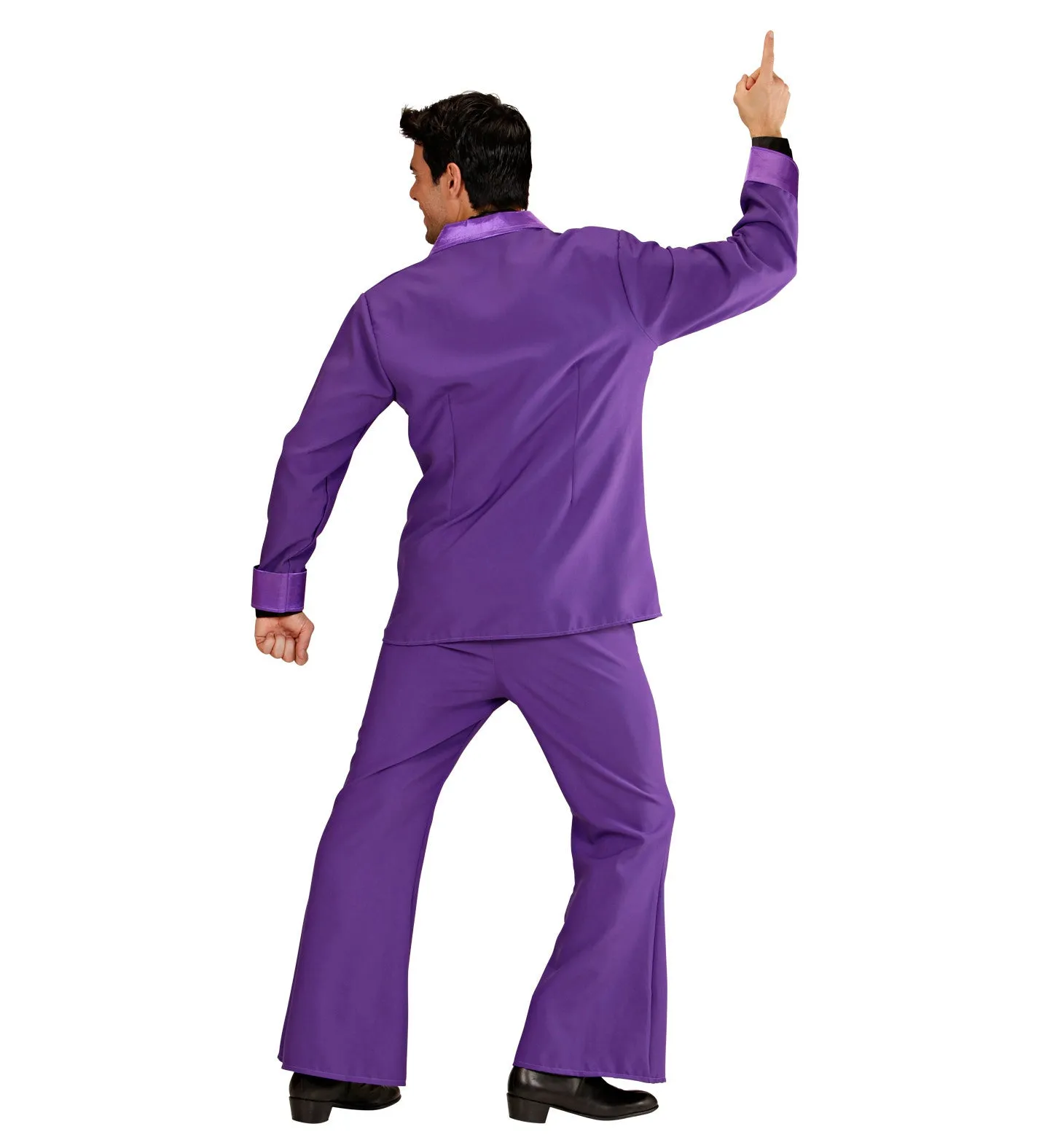 70's Disco Suit Costume Purple