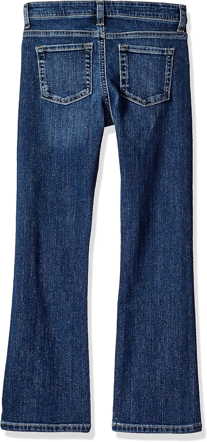 Amazon Essentials Girls' Slim Boot-Cut Stretch Jeans