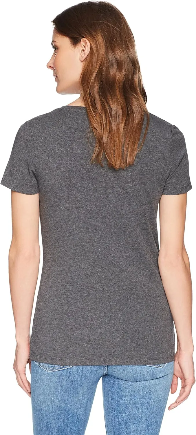Amazon Essentials Women's Classic-Fit Short-Sleeve V-Neck T-Shirt, Multipacks