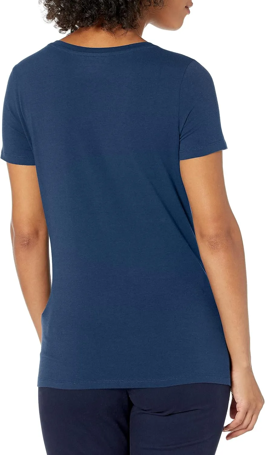 Amazon Essentials Women's Classic-Fit Short-Sleeve V-Neck T-Shirt, Multipacks
