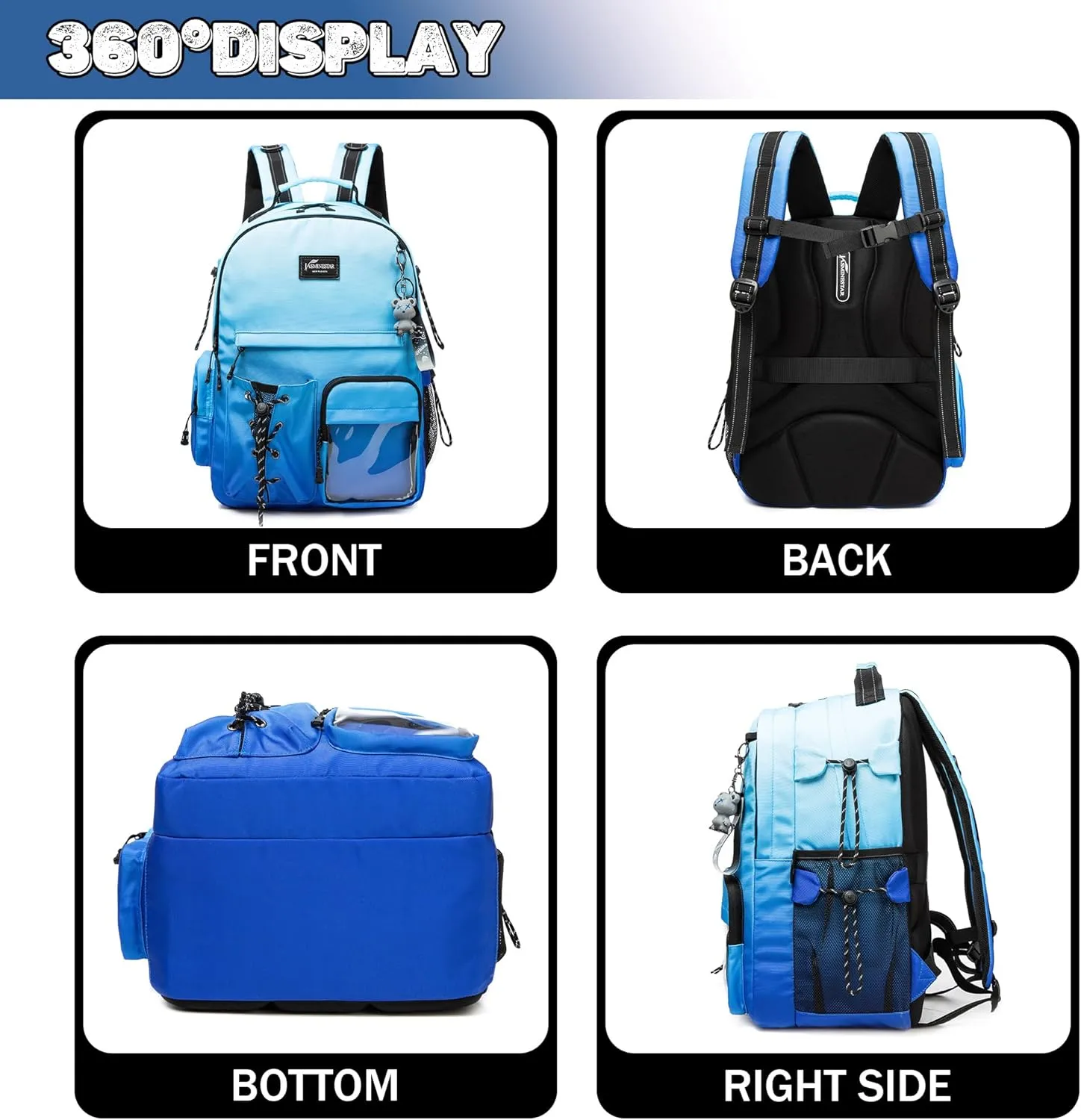 Backpack for Kids Backpack for School Teens Boys Girls Kids Backpacks with Lunch Box Travel Backpacks for Boys Middle High School Book Bags for Teen Girls