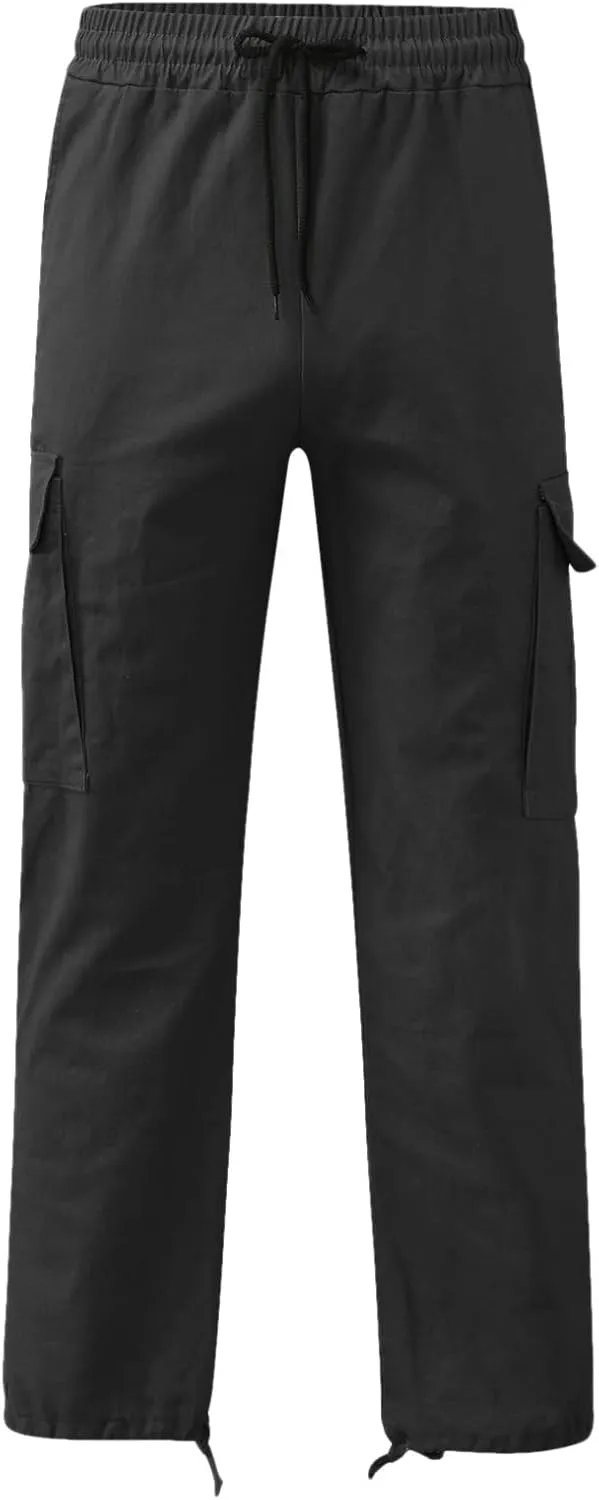 Big and Tall Sweatpants for Men Jogger Pants Pockets Men's Pants Mens Active Athletic Sweatpants Fleece Open Bottom