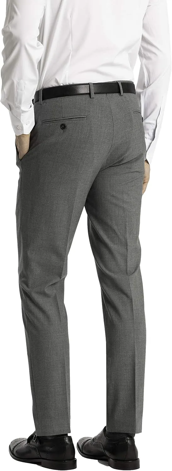 Calvin Klein Men's Skinny Fit Stretch Dress Suit Pants for Men, Ultra-Tapered, Wrinkle-Resistant, Moisture-Wicking Fabric