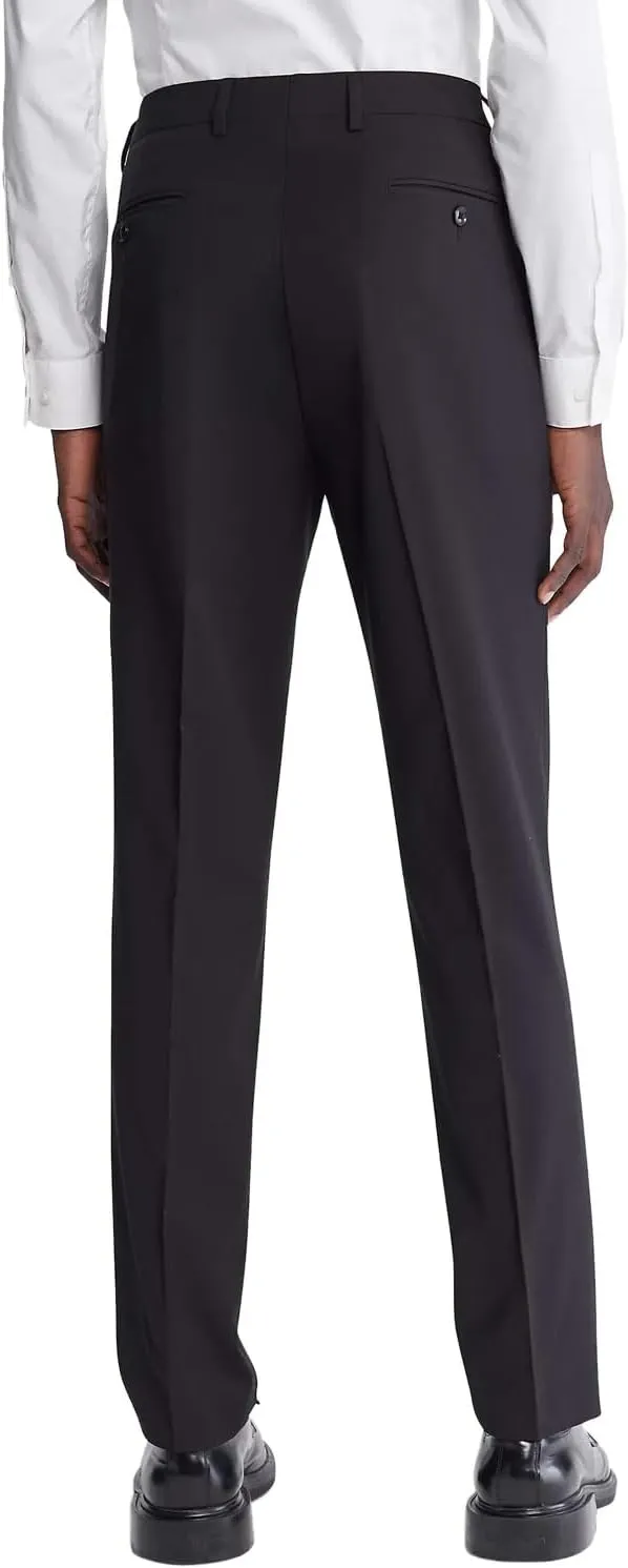 Calvin Klein Men's Skinny Fit Stretch Dress Suit Pants for Men, Ultra-Tapered, Wrinkle-Resistant, Moisture-Wicking Fabric