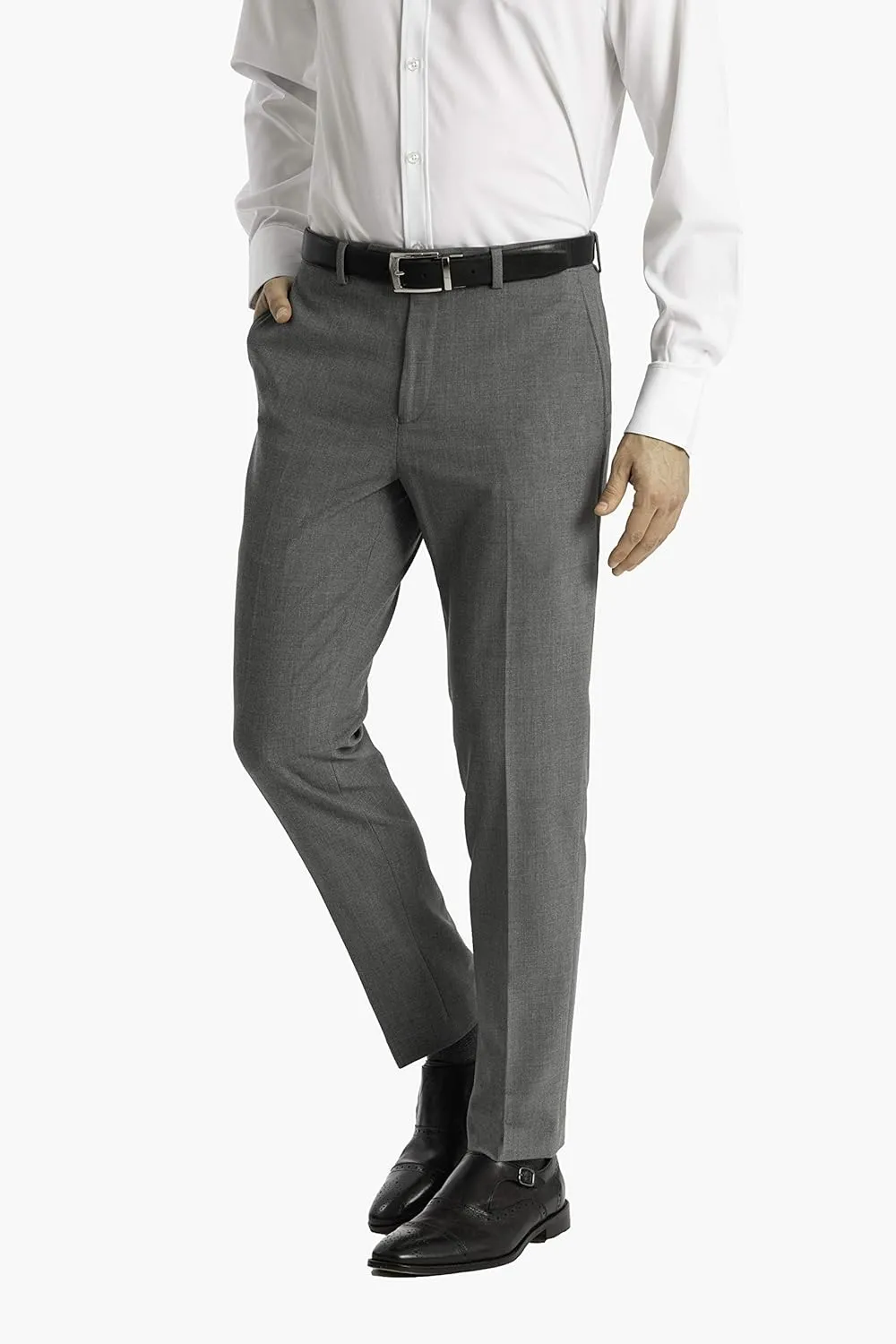 Calvin Klein Men's Skinny Fit Stretch Dress Suit Pants for Men, Ultra-Tapered, Wrinkle-Resistant, Moisture-Wicking Fabric