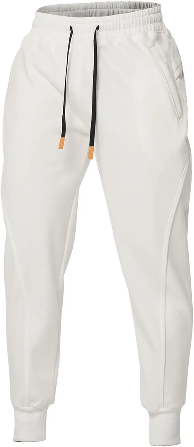 Cargo Pants for Men Big and Tall Cargo Fleece Sweatpants Stretch Elastic Waist Multiple Pockets Sports Pants Fitness
