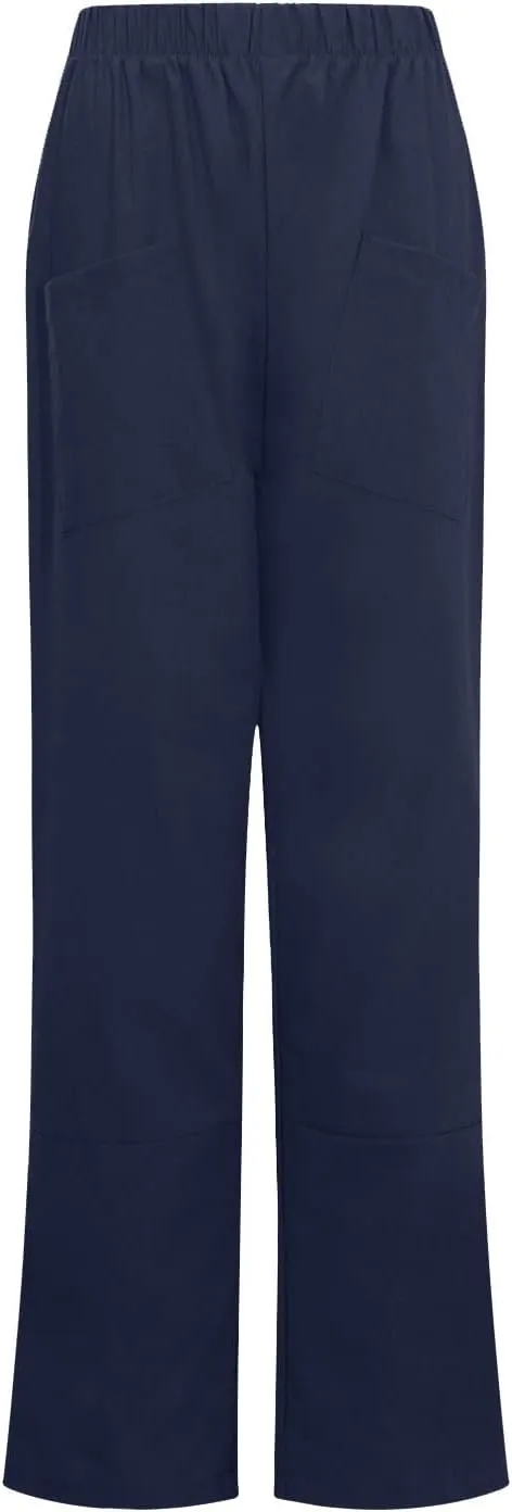 Ceboyel Womens Capri Pants for Summer High Elastic Waist Casual Cropped Pants Loose Lounge Trouser Ladies Trendy Outfits