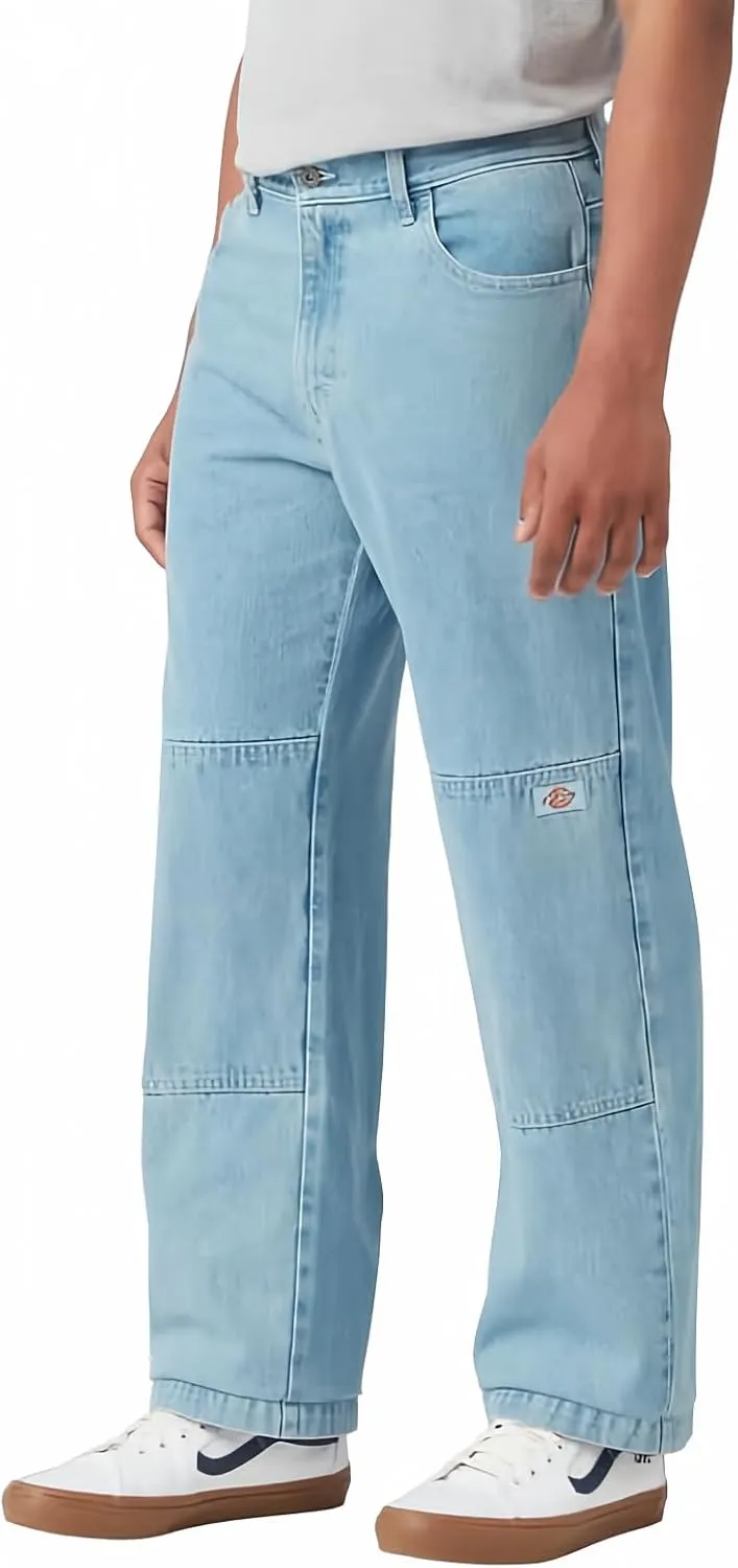 Dickies Men's Loose Fit Double Knee Jeans