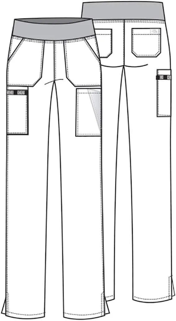 EDS Essentials Scrubs for Women, Yoga-Inspired Pull-On Pant with Four-Way Stretch and Moisture Wicking DK005