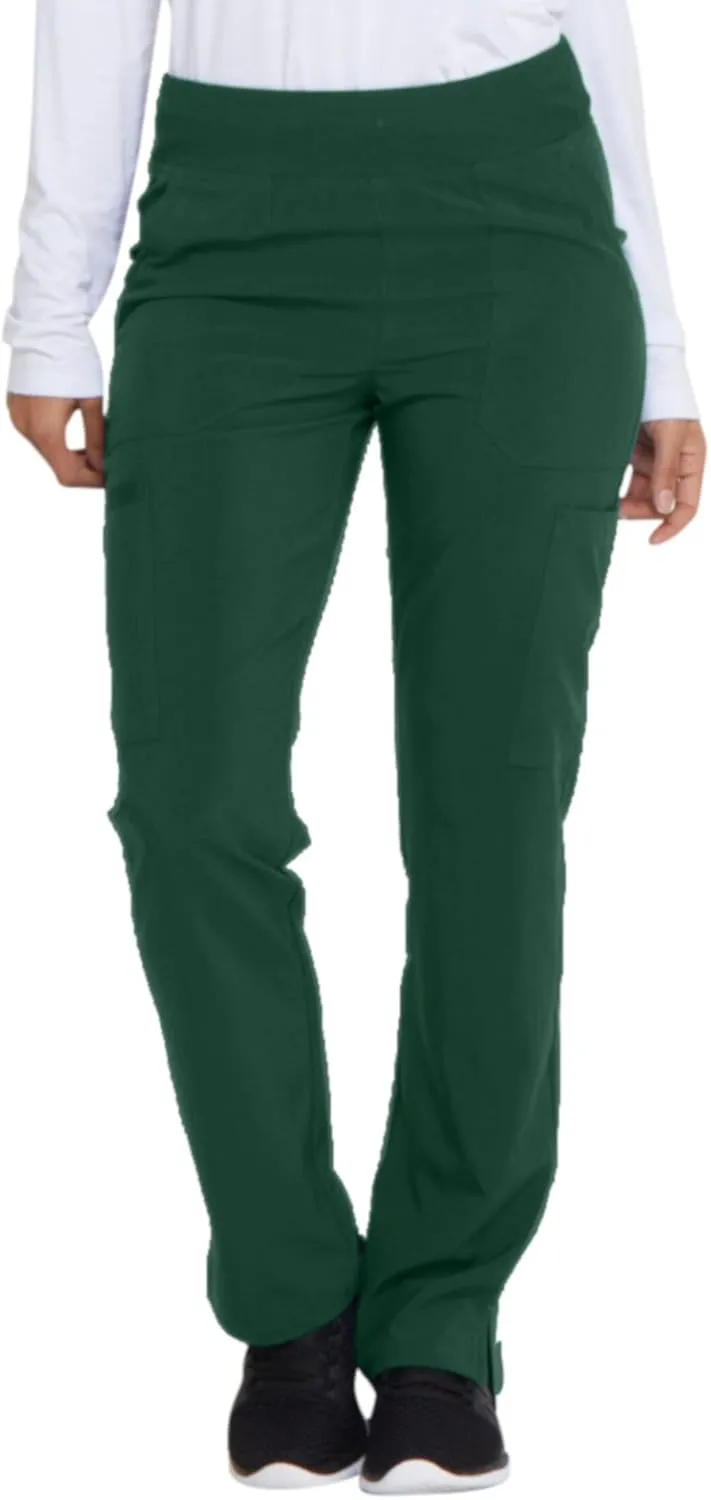 EDS Essentials Scrubs for Women, Yoga-Inspired Pull-On Pant with Four-Way Stretch and Moisture Wicking DK005
