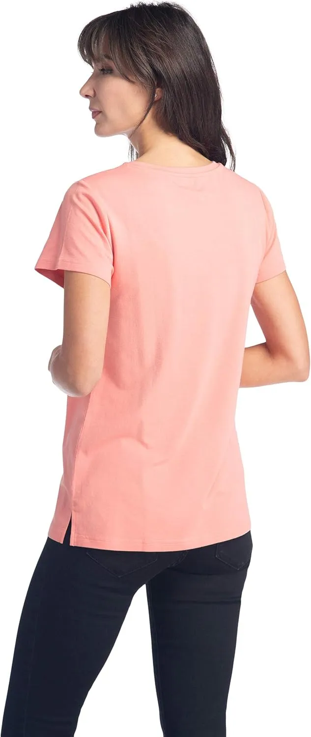 Fishers Finery Women's Ecofabric Short Sleeve Classic Fit Crew Neck Tee