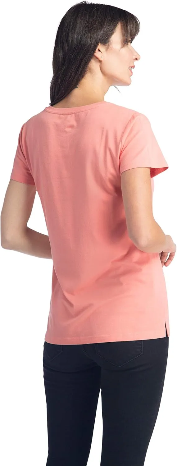 Fishers Finery Women's Ecofabric Short Sleeve Classic Fit Crew Neck Tee