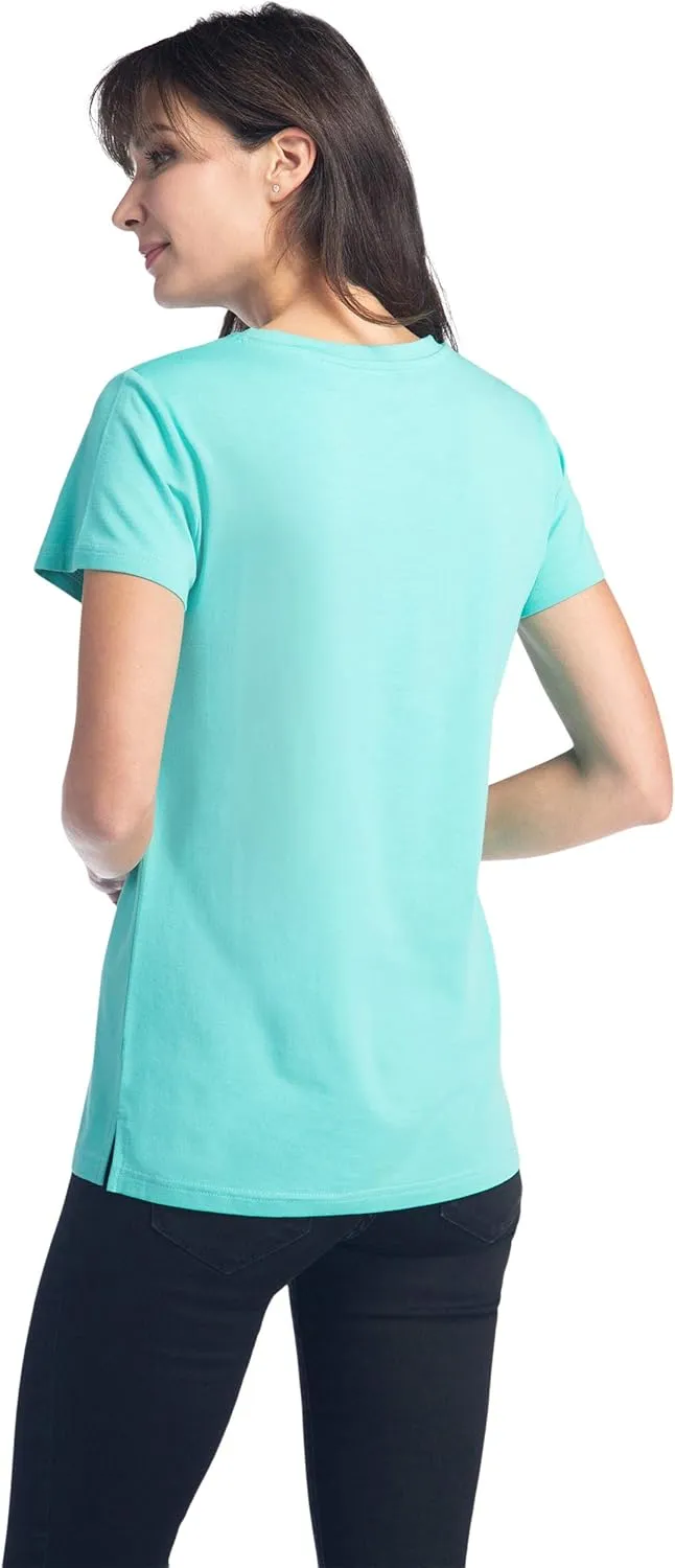 Fishers Finery Women's Ecofabric Short Sleeve Classic Fit Crew Neck Tee