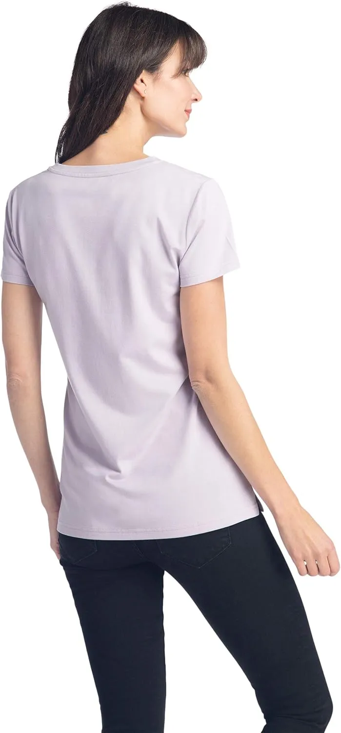Fishers Finery Women's Ecofabric Short Sleeve Classic Fit Crew Neck Tee