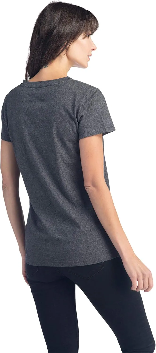 Fishers Finery Women's Ecofabric Short Sleeve Classic Fit V Neck Tee