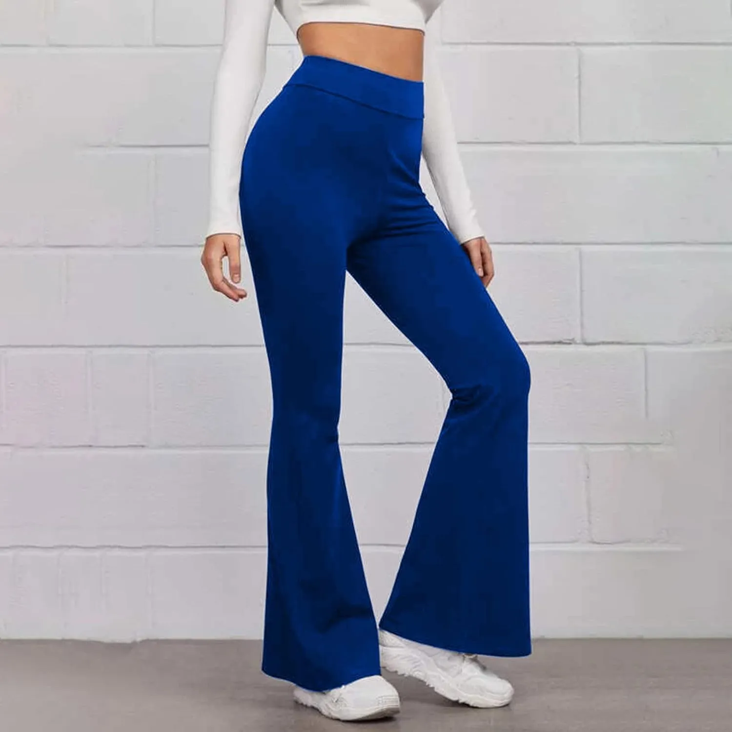 Flare Leggings for Women High Waist Tummy Control Yoga Pants Casual Boot Cut Wide Leg Workout Flared Trousers