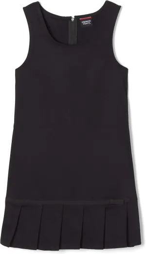 French Toast Girls' Pleated Hem Jumper with Ribbon