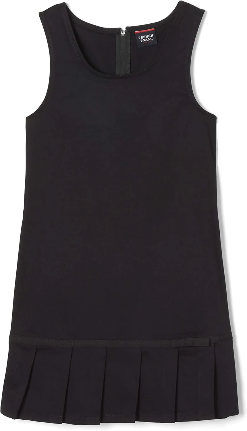 French Toast Girls' Pleated Hem Jumper with Ribbon