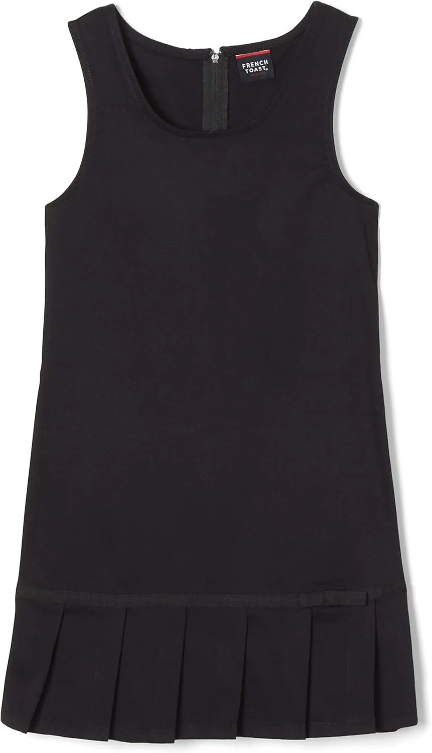French Toast Girls' Pleated Hem Jumper with Ribbon