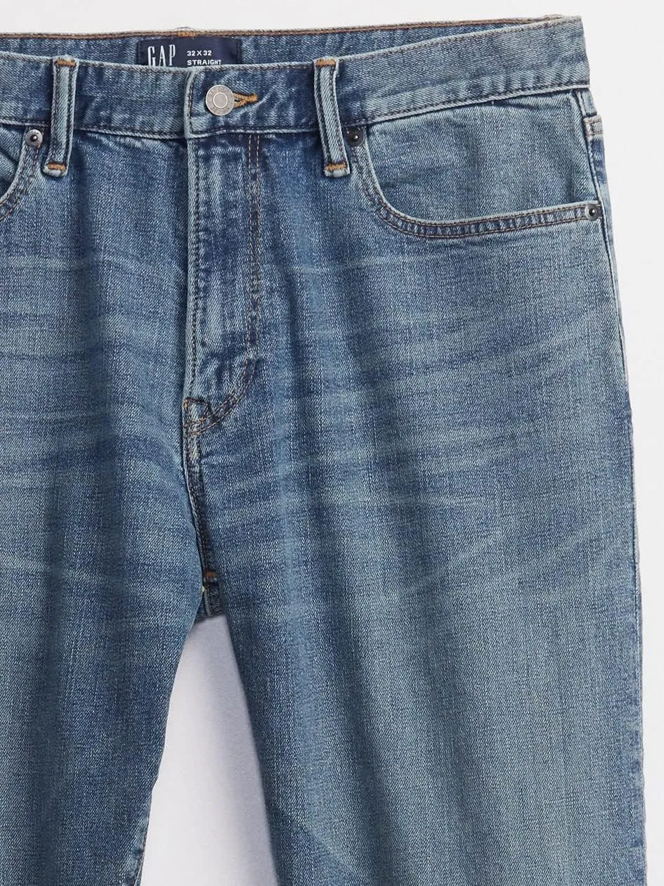 GAP Men's Straight Taper Fit Denim Jeans