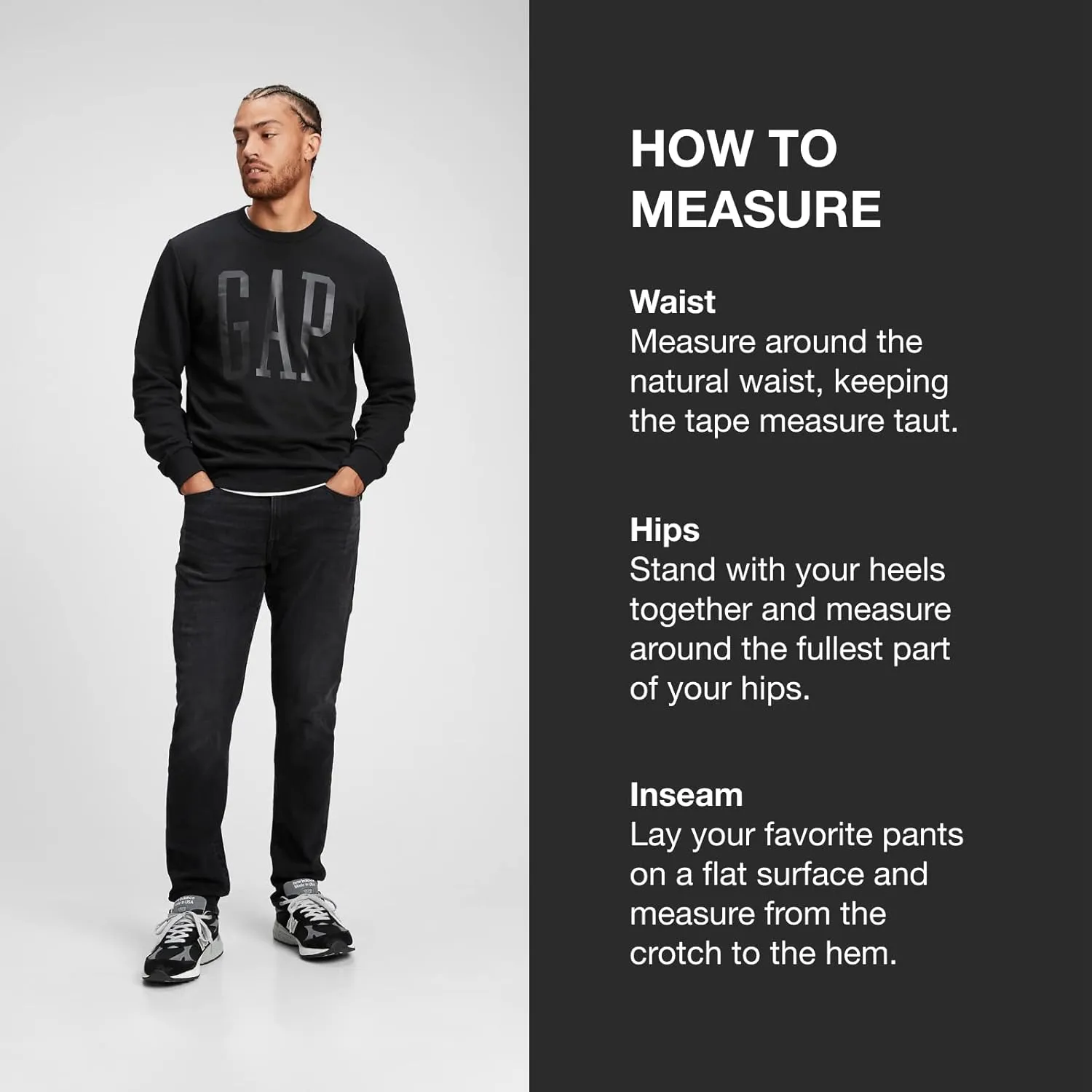 GAP Men's Straight Taper Fit Denim Jeans