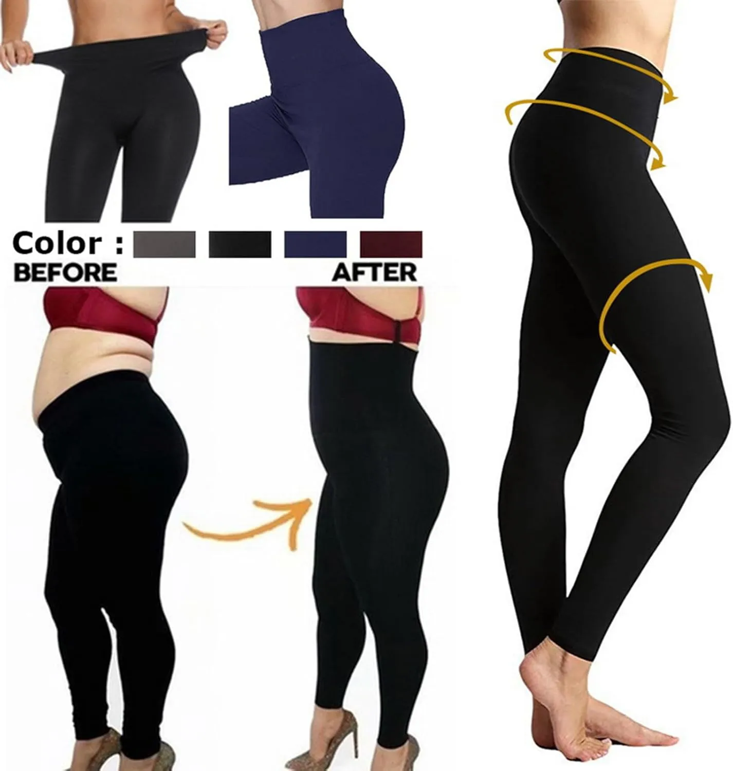 Gym Clothes for Woman Waist Workout Leggings Textured Booty Tights Highwaisted Workout Pants Plus Size Yoga Pants