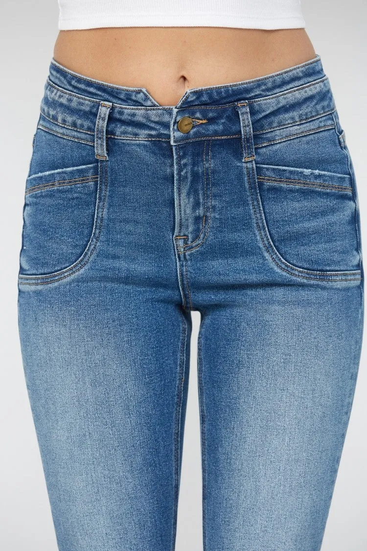 High Rise Flare Jeans