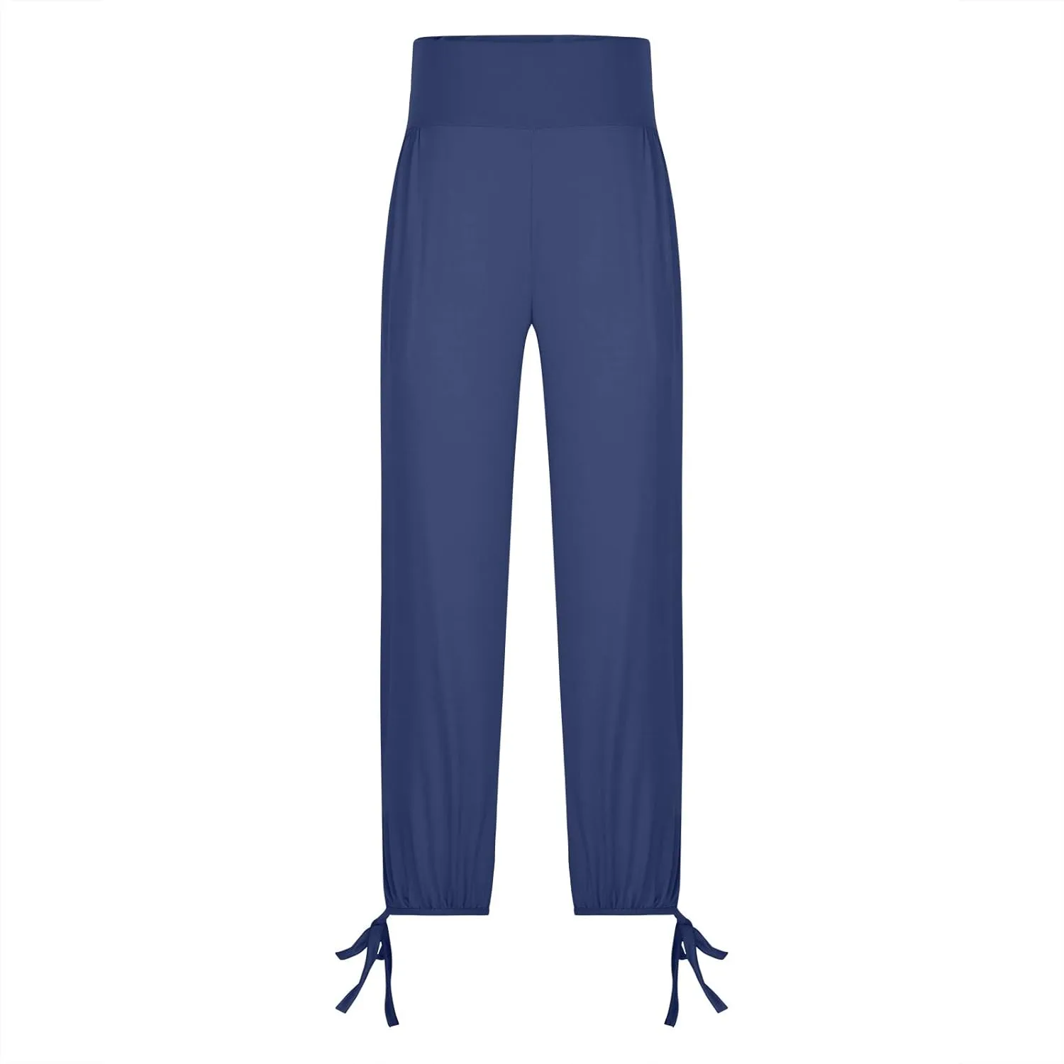 High Waist Capri Yoga Pants for Women Dressy Casual Tummy Control Crop Lounge Trousers Loose Comfy Workout Sweatpants