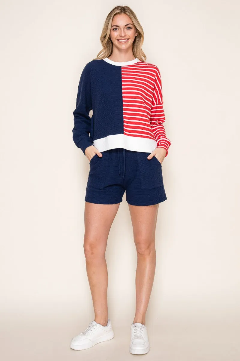 HLB Knit Shorts - Navy