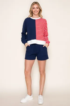 HLB Knit Shorts - Navy