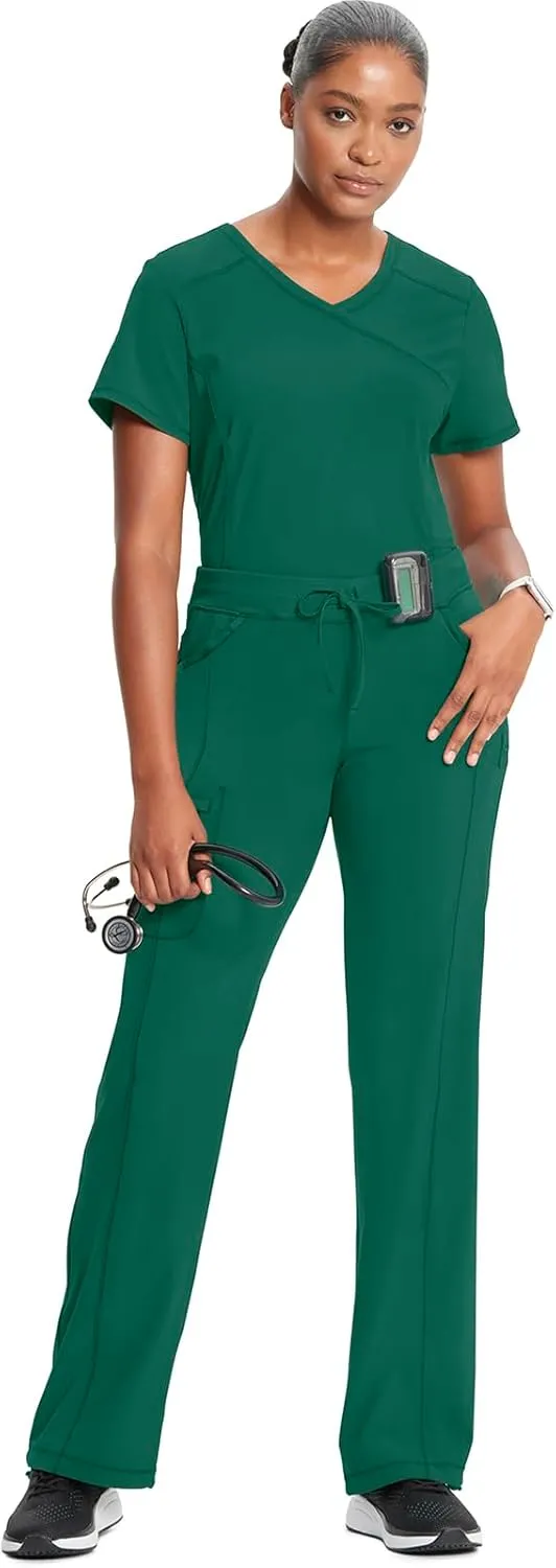 Infinity by Cherokee Straight Leg Drawstring Women Scrub Pants 360 Stretch with 4 Pockets -1123A