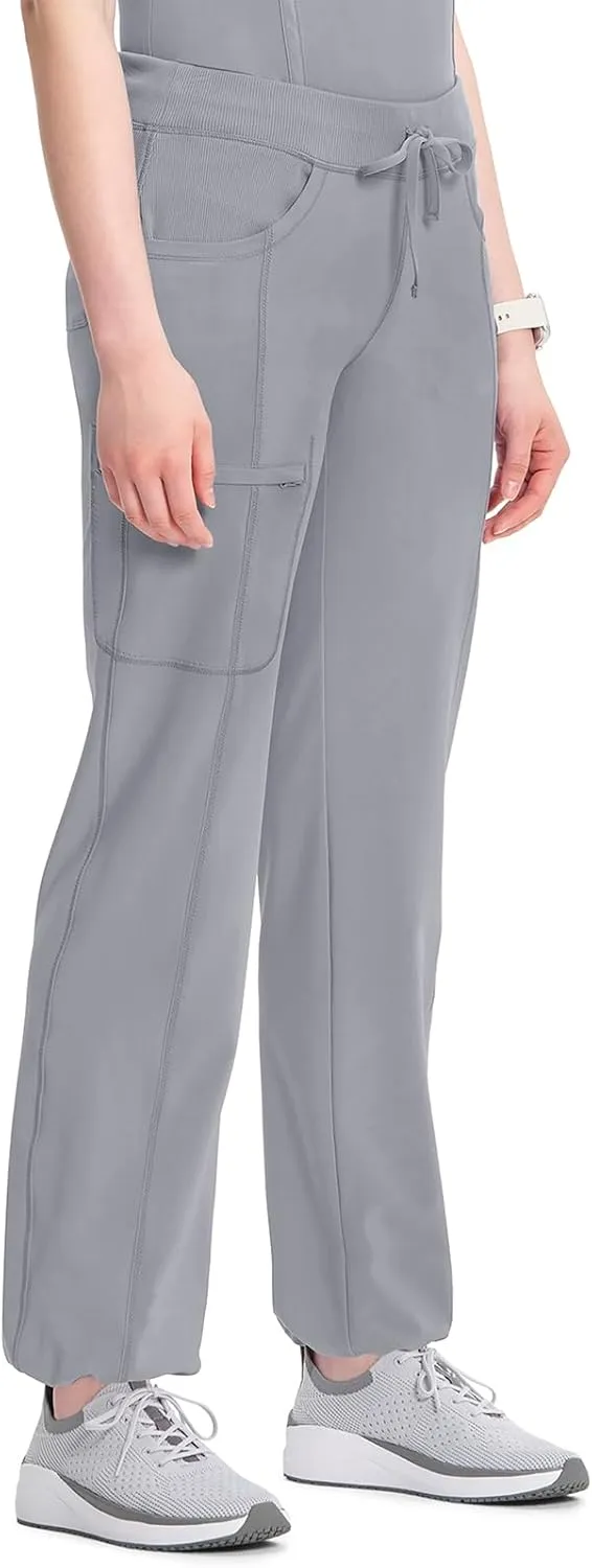 Infinity by Cherokee Straight Leg Drawstring Women Scrub Pants 360 Stretch with 4 Pockets -1123A