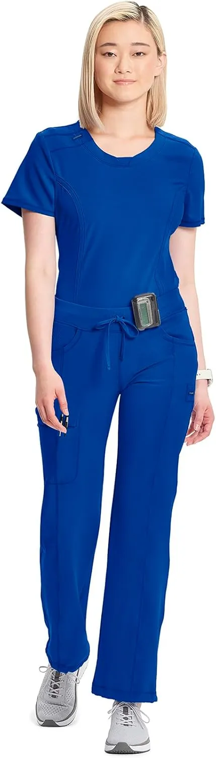 Infinity by Cherokee Straight Leg Drawstring Women Scrub Pants 360 Stretch with 4 Pockets -1123A