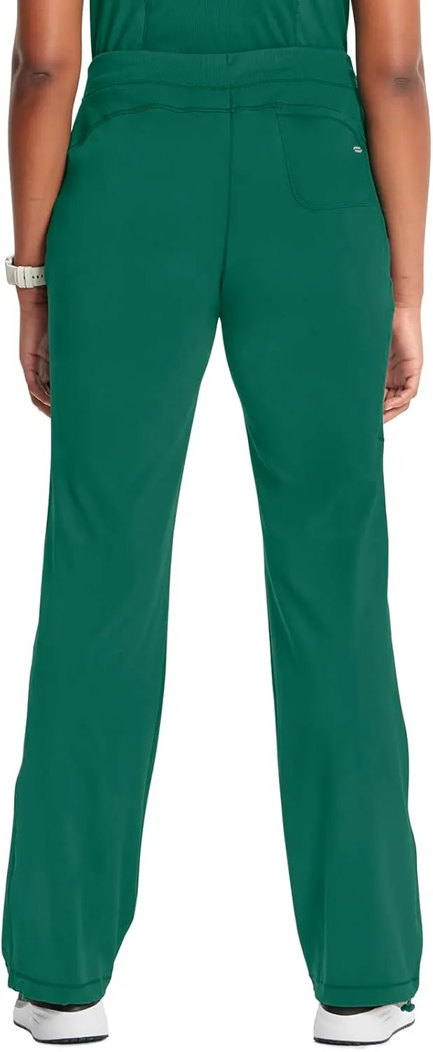 Infinity by Cherokee Straight Leg Drawstring Women Scrub Pants 360 Stretch with 4 Pockets -1123A