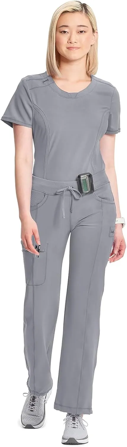 Infinity by Cherokee Straight Leg Drawstring Women Scrub Pants 360 Stretch with 4 Pockets -1123A
