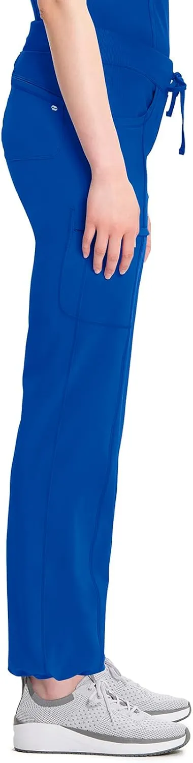 Infinity by Cherokee Straight Leg Drawstring Women Scrub Pants 360 Stretch with 4 Pockets -1123A