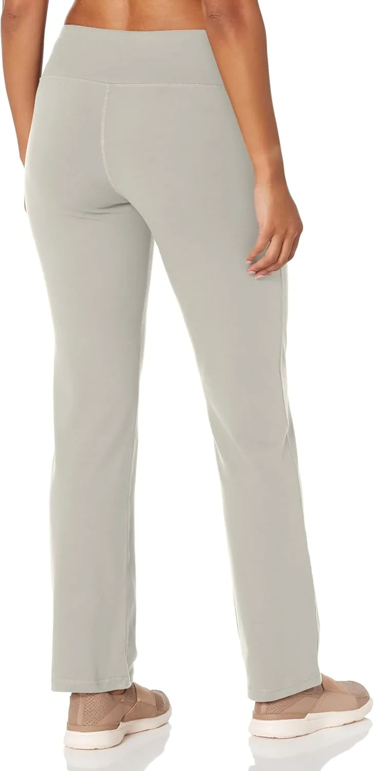Jockey Women's Premium Brushed Wide Waistband Yoga Pants
