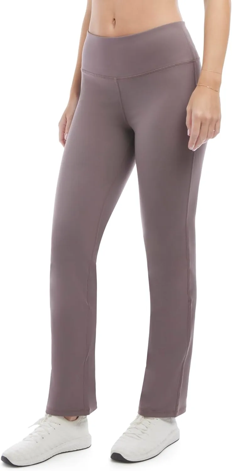 Jockey Women's Premium Brushed Wide Waistband Yoga Pants
