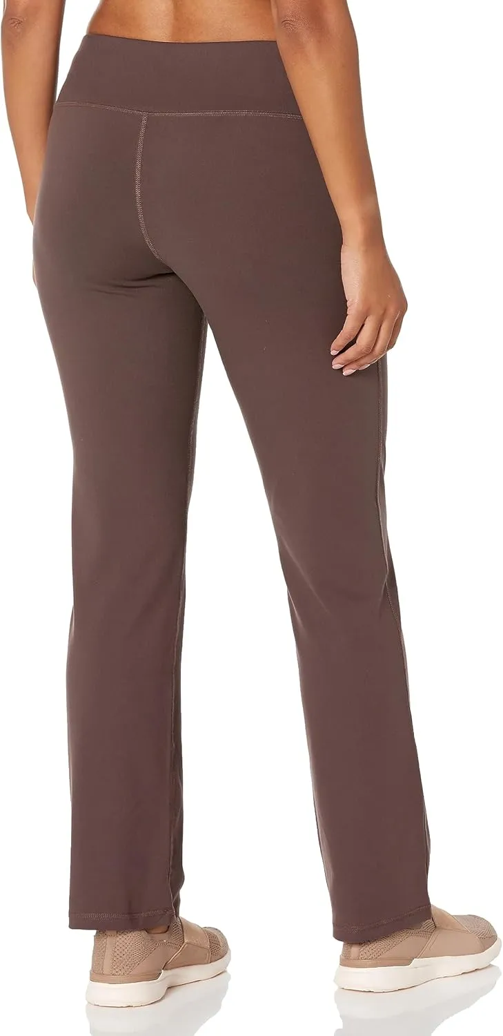 Jockey Women's Premium Brushed Wide Waistband Yoga Pants