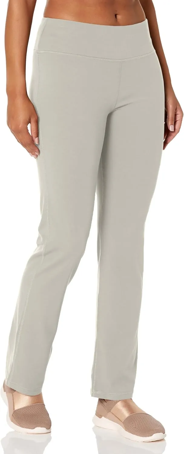 Jockey Women's Premium Brushed Wide Waistband Yoga Pants