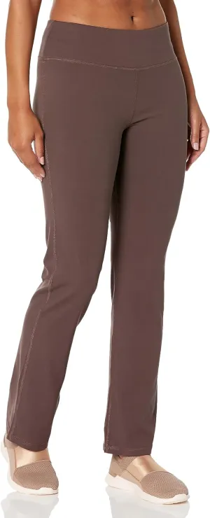 Jockey Women's Premium Brushed Wide Waistband Yoga Pants