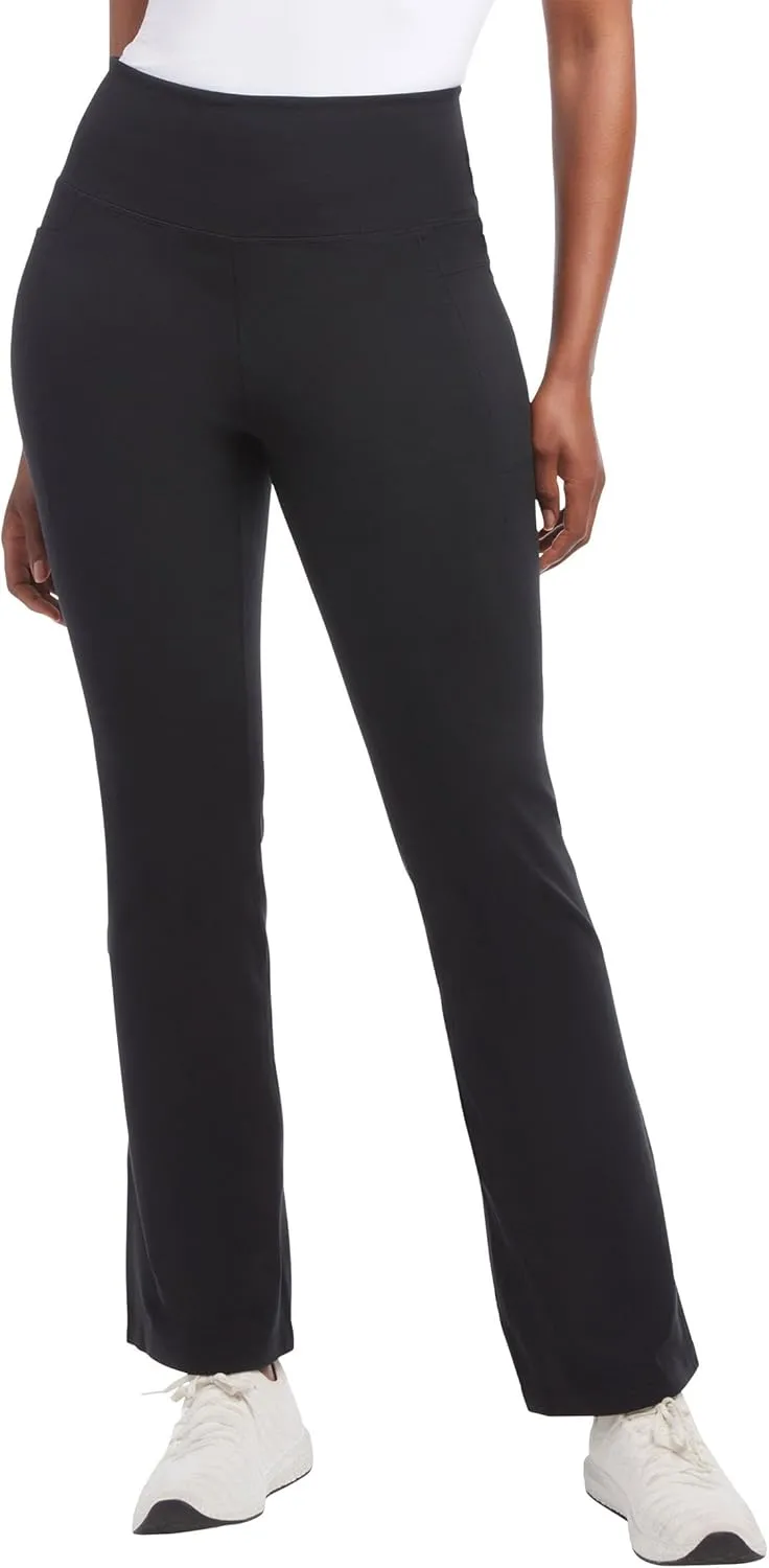 Jockey Women's Premium Pocket Slim Flare Yoga Pants