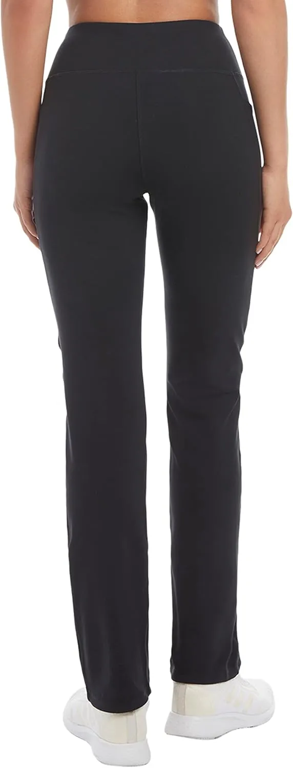Jockey Women's Premium Pocket Slim Flare Yoga Pants