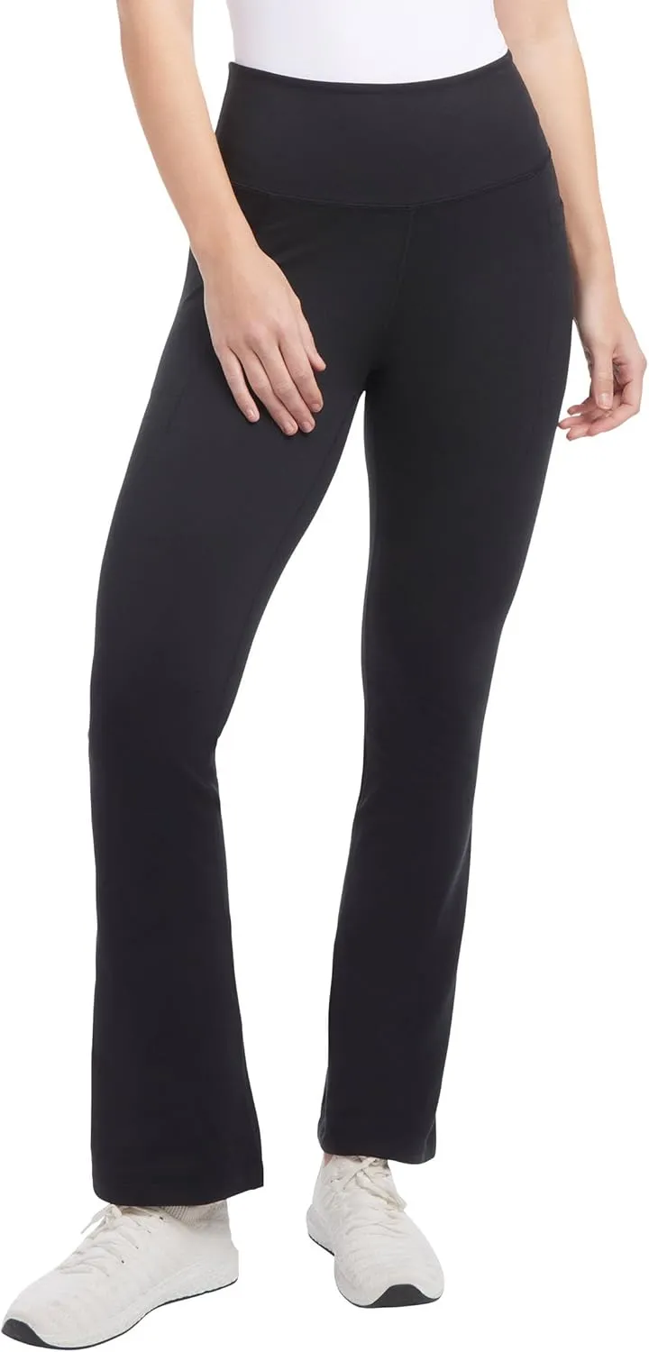 Jockey Women's Premium Pocket Slim Flare Yoga Pants