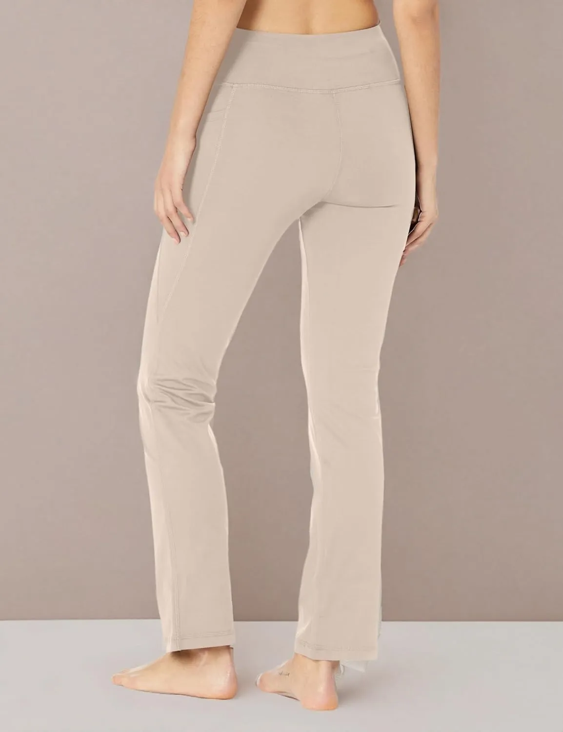 Jockey Women's Premium Pocket Slim Flare Yoga Pants