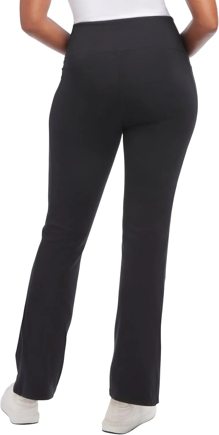 Jockey Women's Premium Pocket Slim Flare Yoga Pants