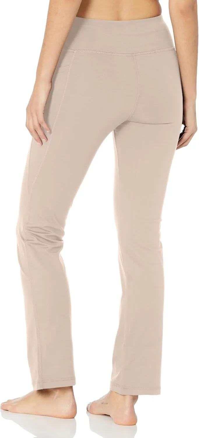 Jockey Women's Premium Pocket Slim Flare Yoga Pants