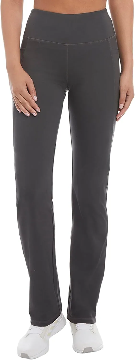 Jockey Women's Premium Pocket Slim Flare Yoga Pants