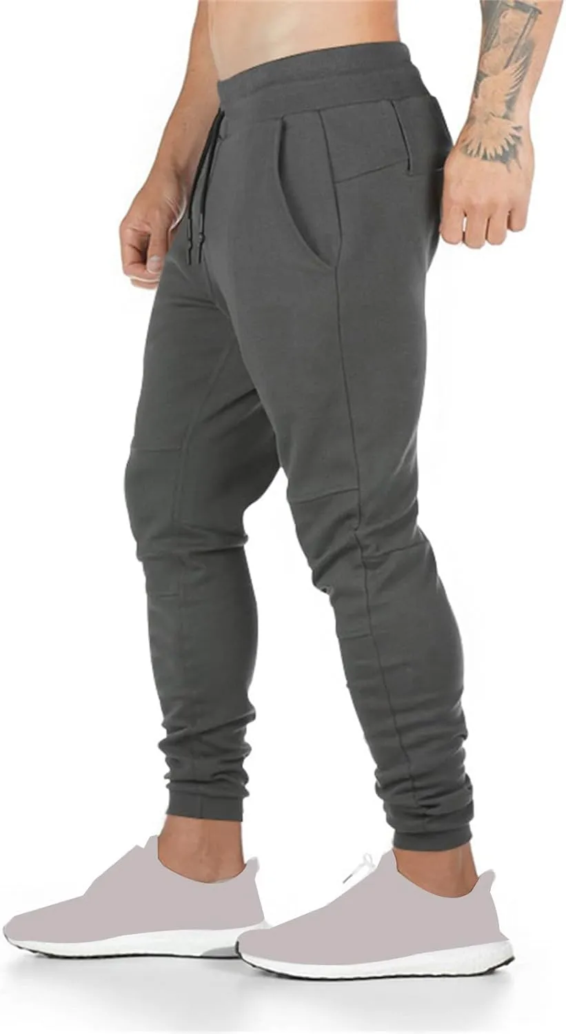 Jogging Pants for Men Stretch Joggers Sport Slim Fit Casual Trousers Gym Cargo Fashion Lightweight Fall Sweatpants