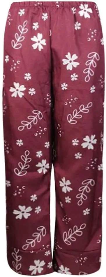 LCMTWX Cotton Pants for Women Casual Baggy Elastic Waist Trouser Wide Leg Pant with Pocket Fashion Pant Summer Pants for